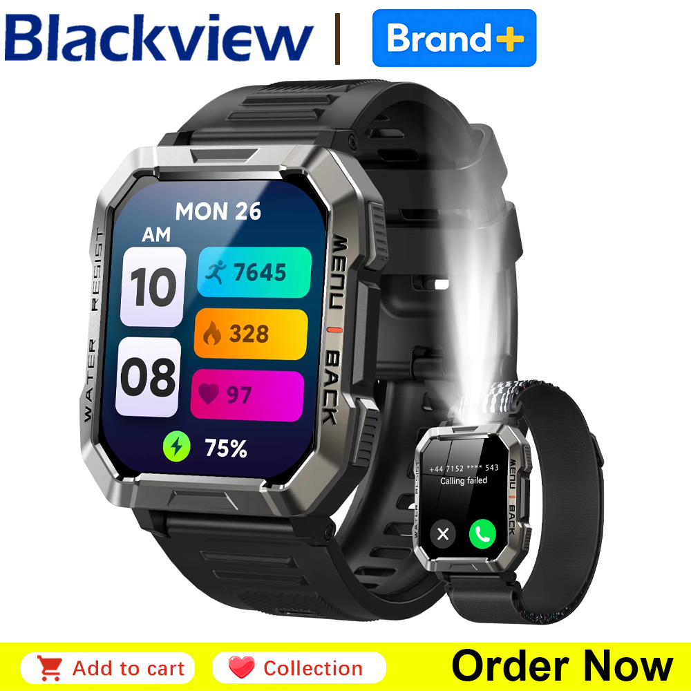 Rugged Sport Strap - Blackview W60 2.01'' HD Outdoor Smartwatch