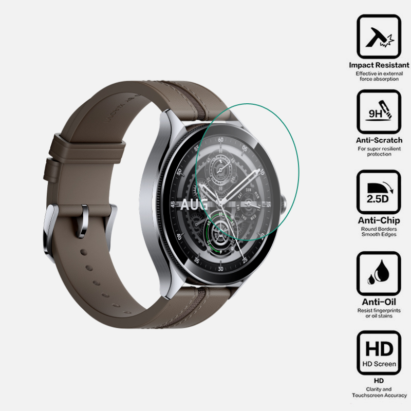 Xiaomi Smartwatch Accessories - Smartwatch hard gehard glas heldere beschermfolie