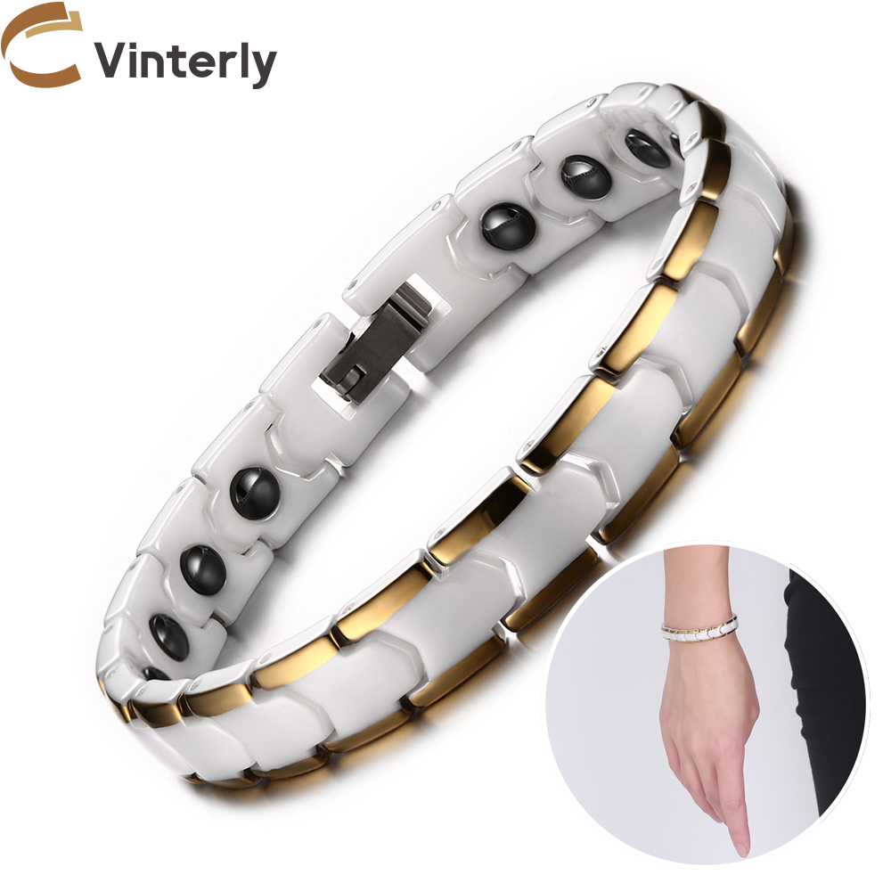 Ceramic Link Bracelet - Vinly Armbanden Voor Vrouwen Anti-Kras 9Mm
