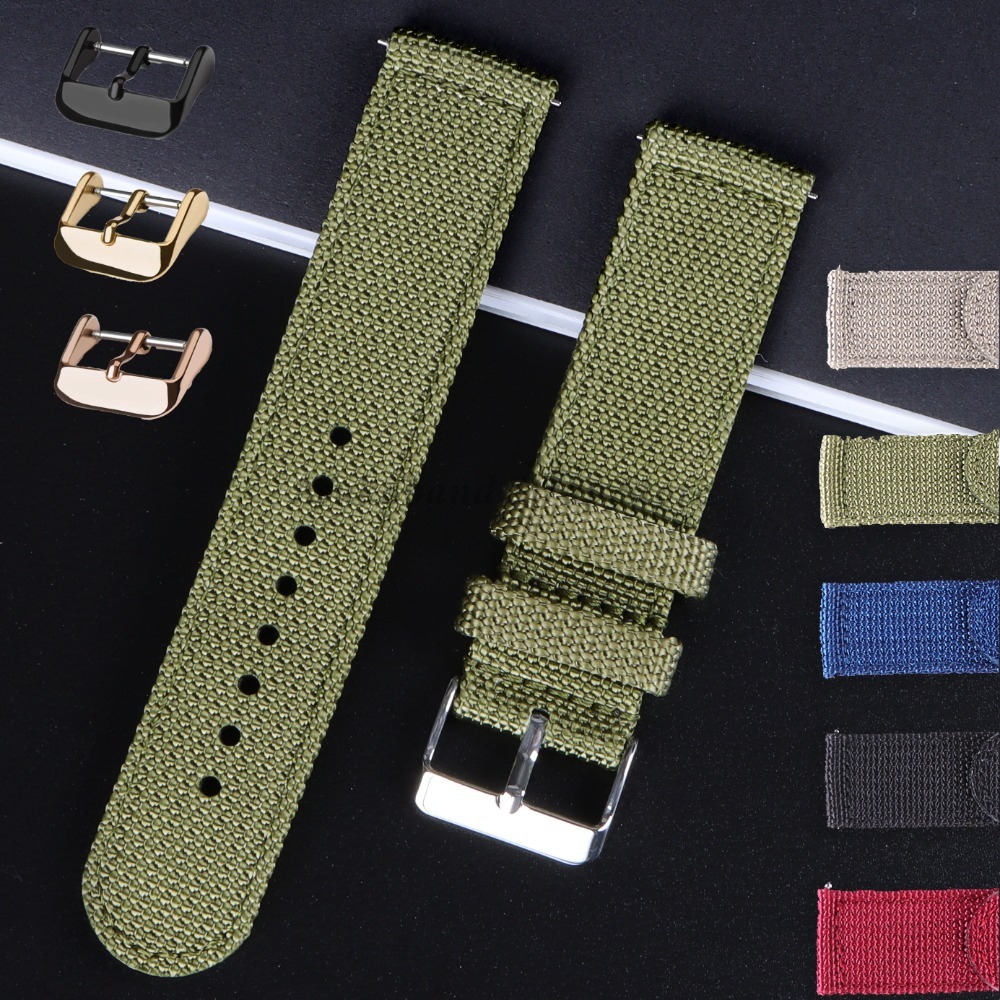 Nylon Nato Strap - 18 20 22 24 mm nylon