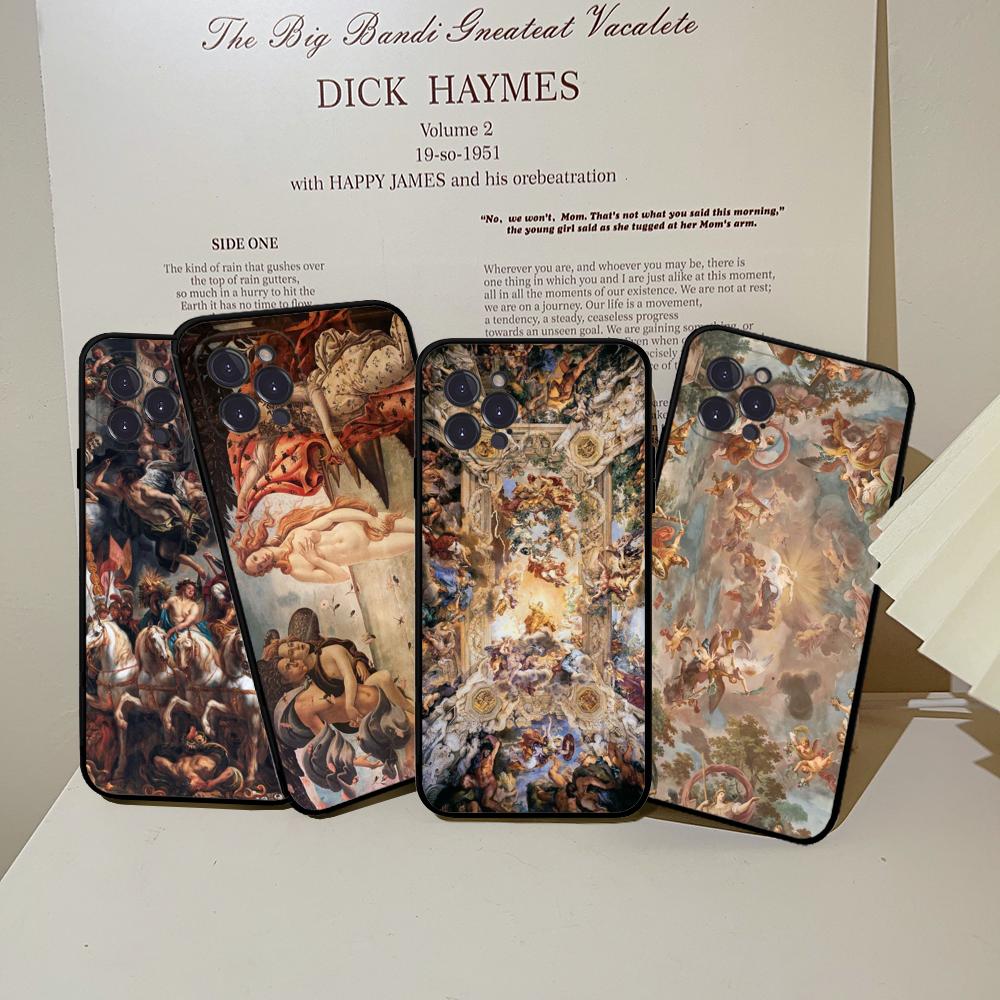 Apple Iphone 15 - Renaissance Art Schilderij Telefoon Hoesje Voor