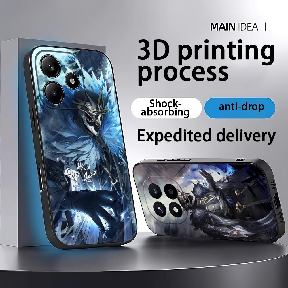Xiaomi Redmi Note 13 - Genshin Impact Capitano Telefoon Case Voor