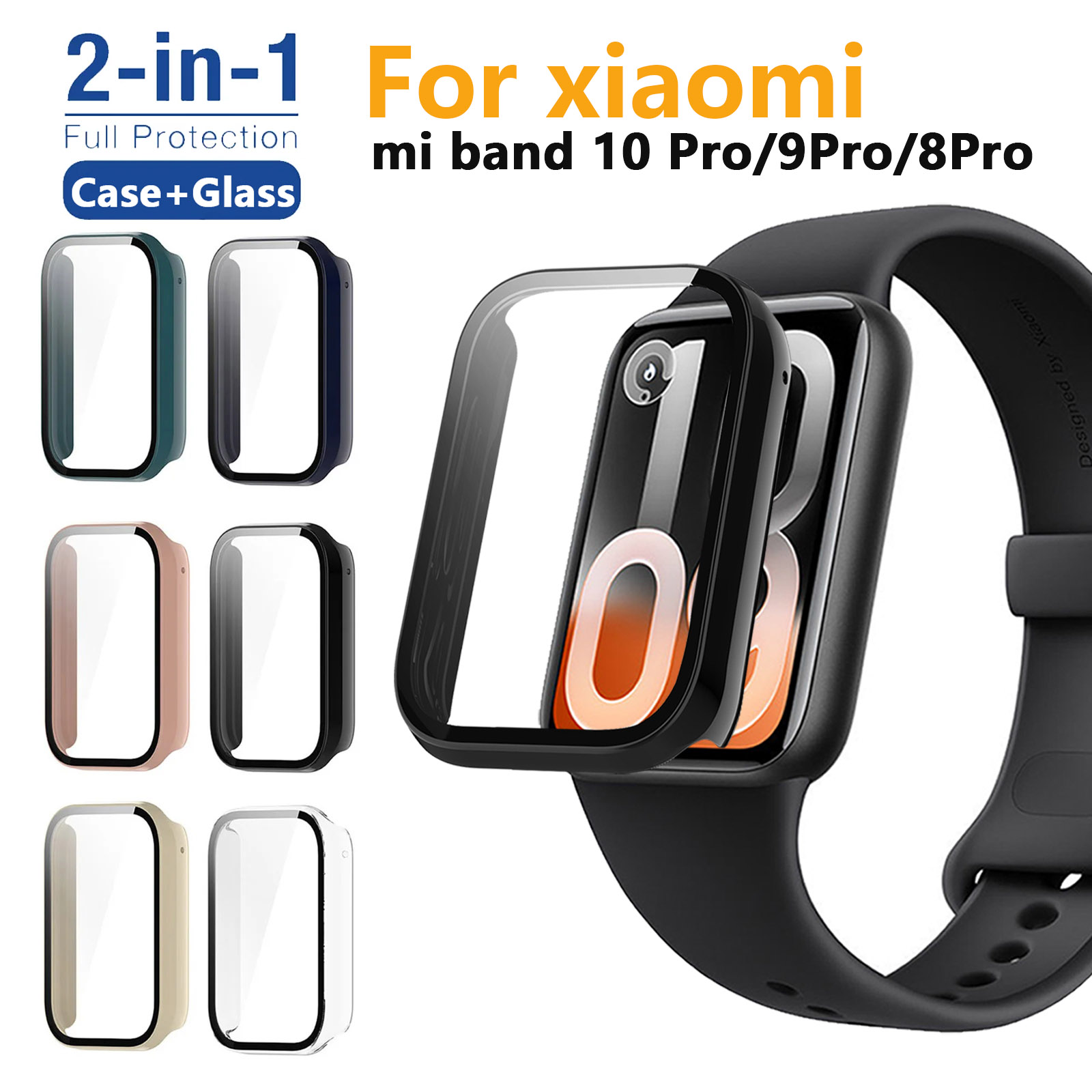 Case+glas voor Xiaomi Mi Band  - Xiaomi Smartwatch Accessories recensie en prijs