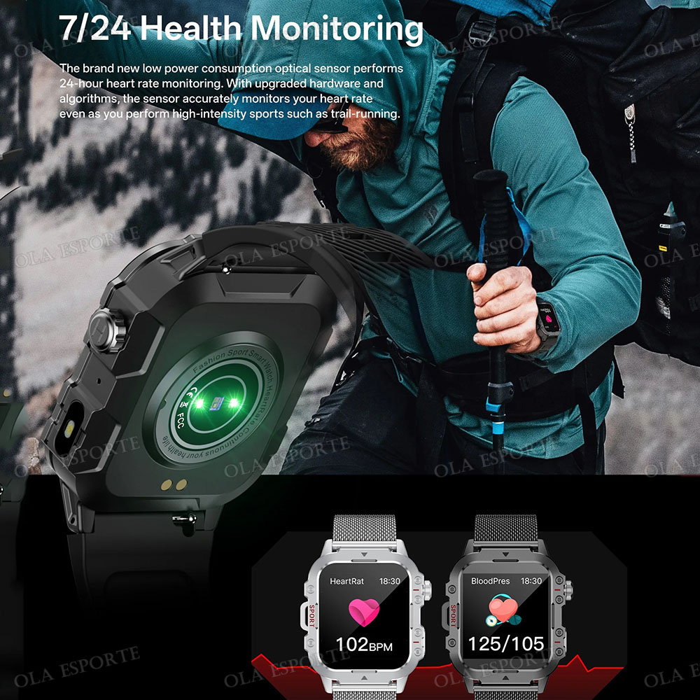 2026 Nieuwe Robuuste Militaire - Smartwatch X12 recensie en prijs