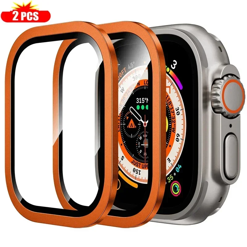 2 STKS Titanium Metalen Frame  - Smartwatch Straps & Accessories recensie en prijs