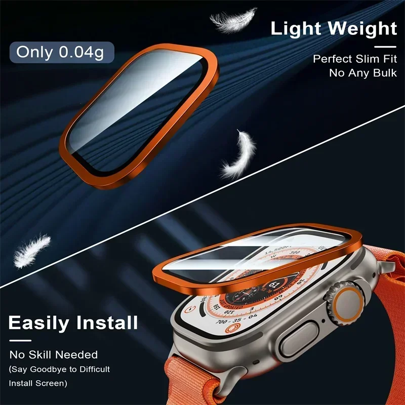 2 STKS Titanium Metalen Frame  - Smartwatch Straps & Accessories recensie en prijs