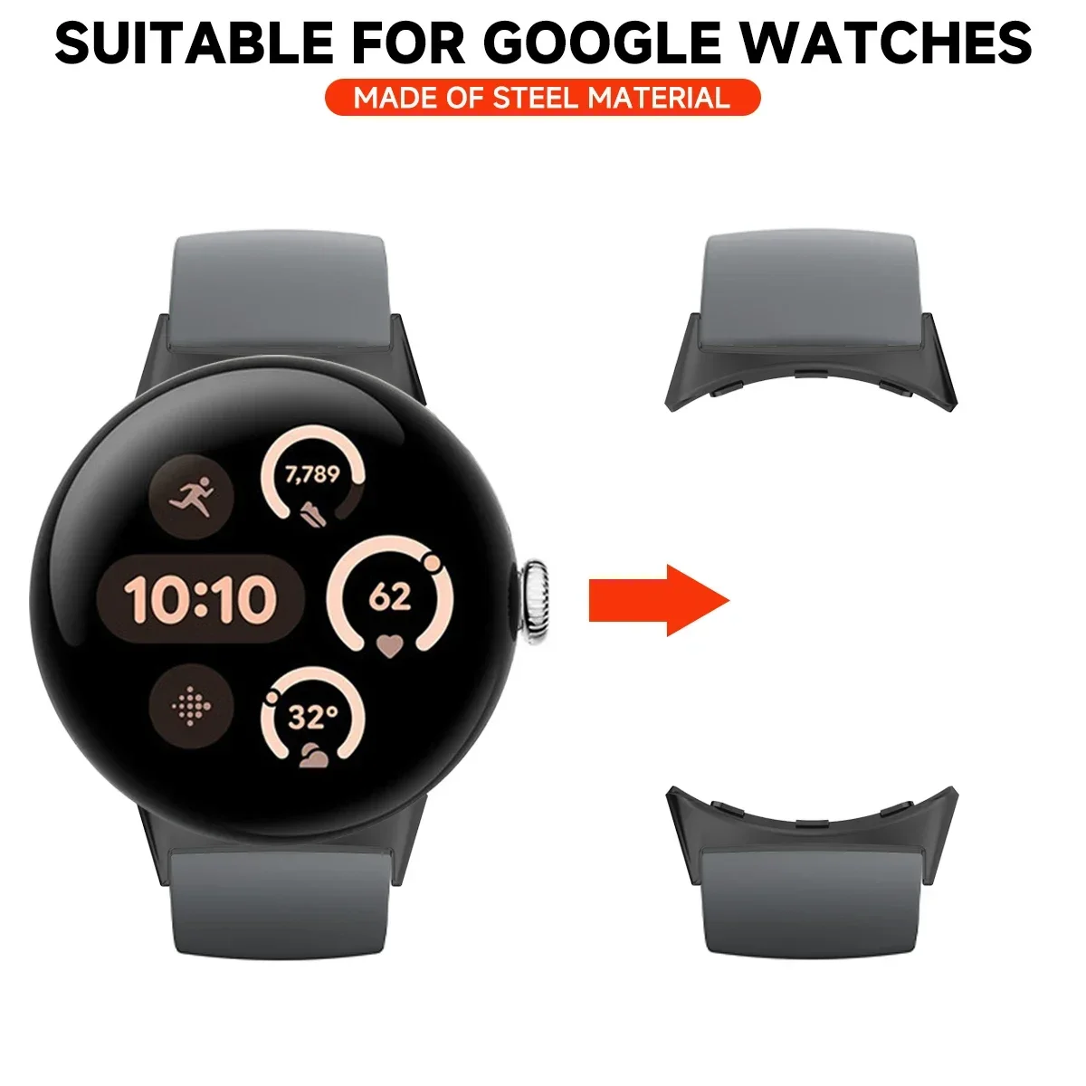 2 Stuks Horlogeband Connector  - Smartwatch Straps & Accessories recensie en prijs