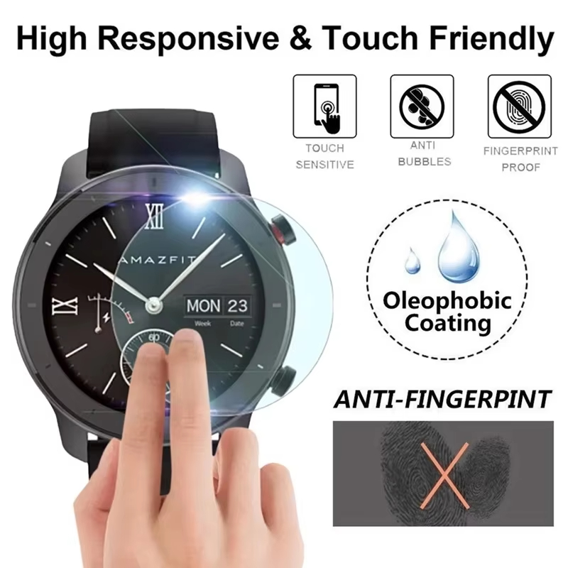 Gehard glas voor HayLou Solar  - Smartwatch Watch Accessories recensie en prijs