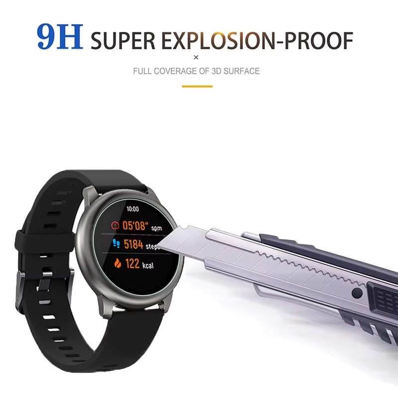 Gehard glas voor HayLou Solar  - Smartwatch Watch Accessories recensie en prijs