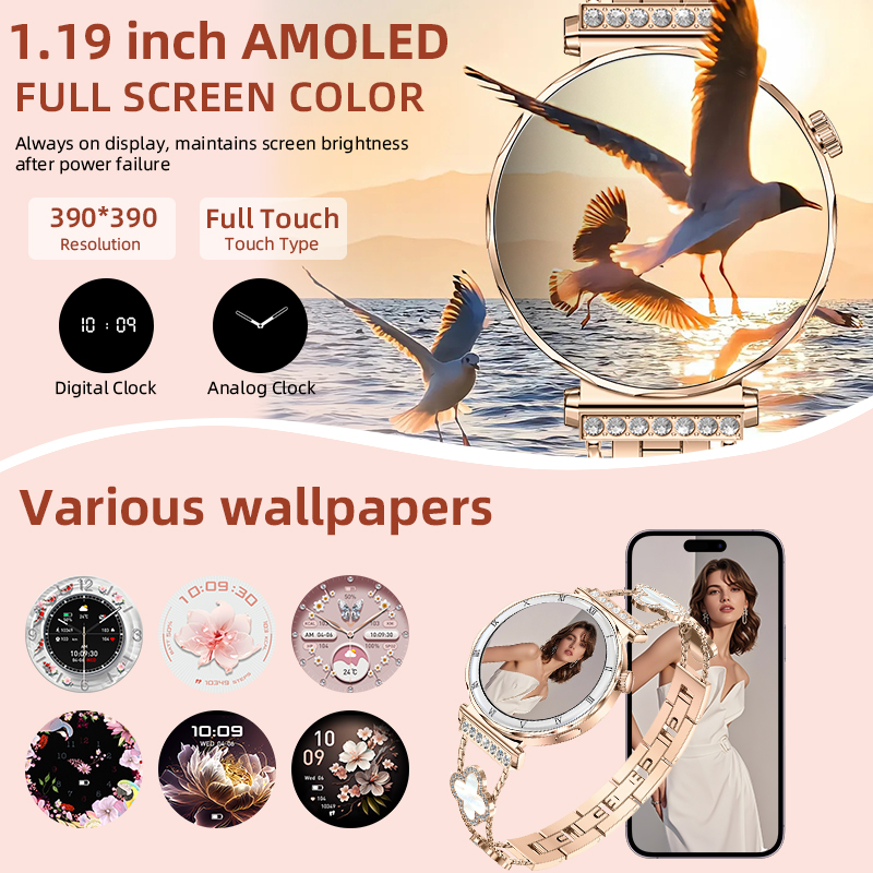 LIGE Nieuw Dames Smartwatch 1. - Smartwatch Custom recensie en prijs