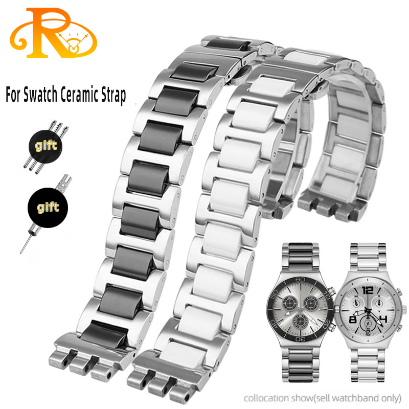 Voor Staal Keramische + Roestv - Ceramic Link Bracelet recensie en prijs
