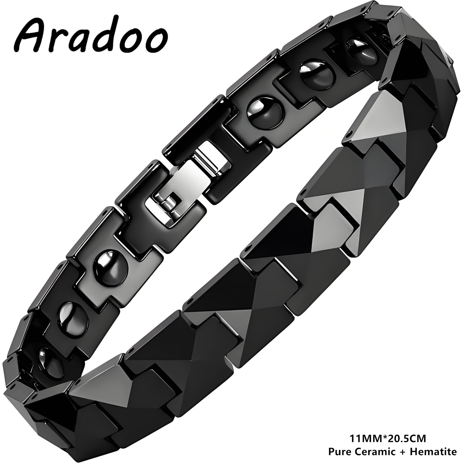 ARADOO Premium keramische armb - Ceramic Link Bracelet recensie en prijs