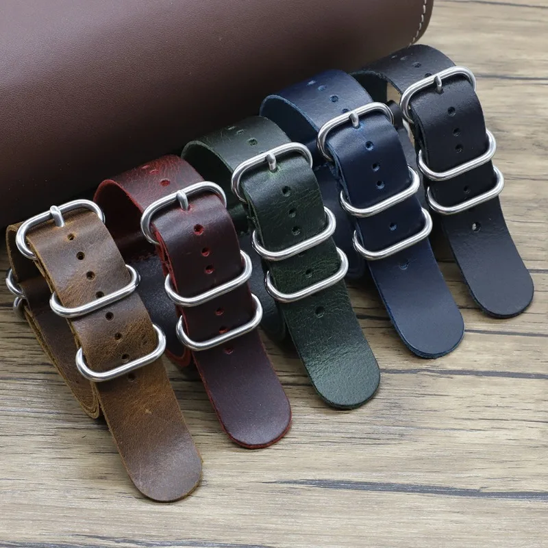 Vintage lederen horlogebanden  - Nylon Nato Strap recensie en prijs