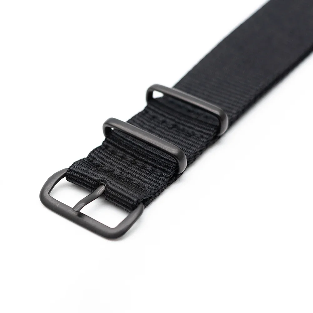 Zwart Nylon Horlogeband Voor M - Nylon Nato Strap recensie en prijs