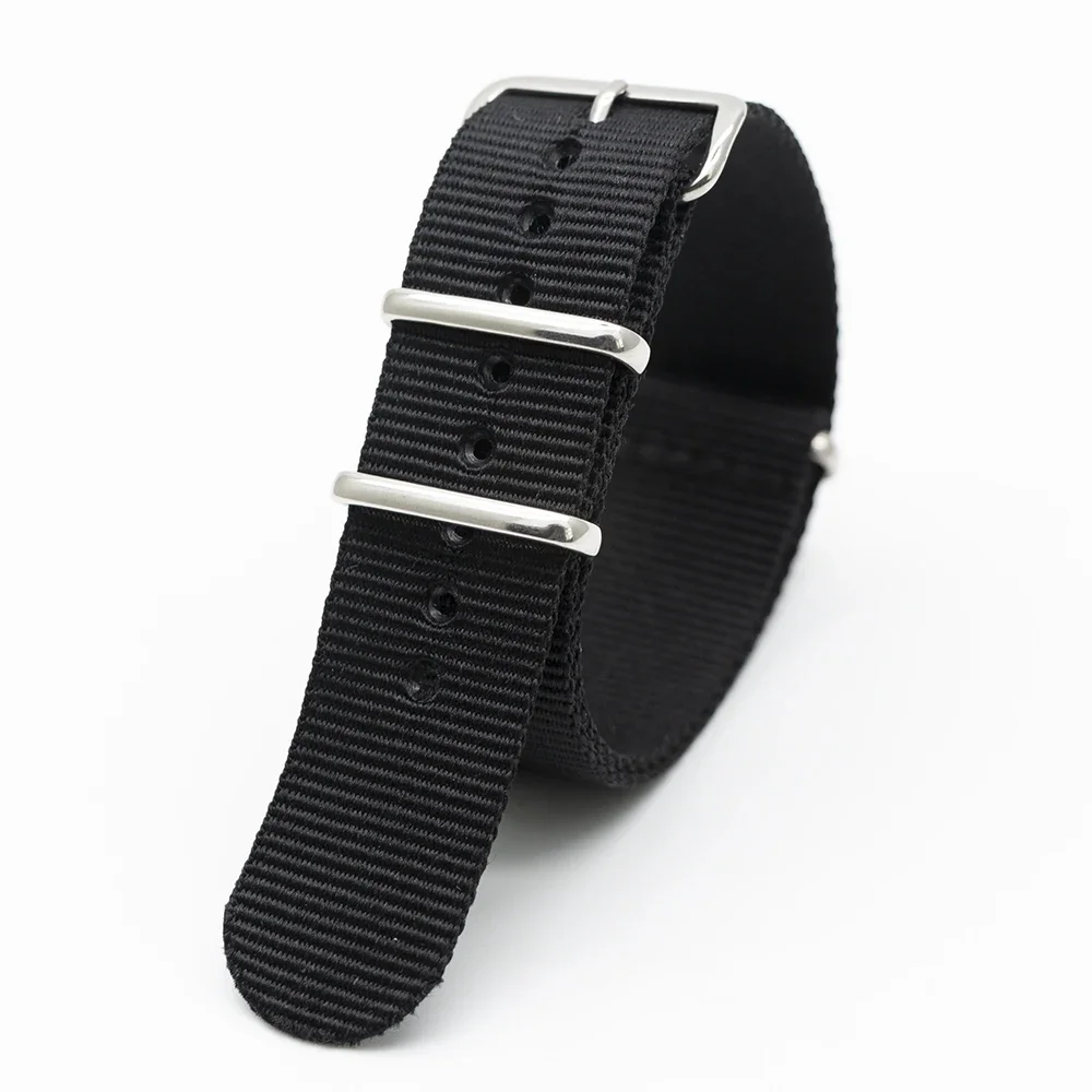 Zwart Nylon Horlogeband Voor M - Nylon Nato Strap recensie en prijs