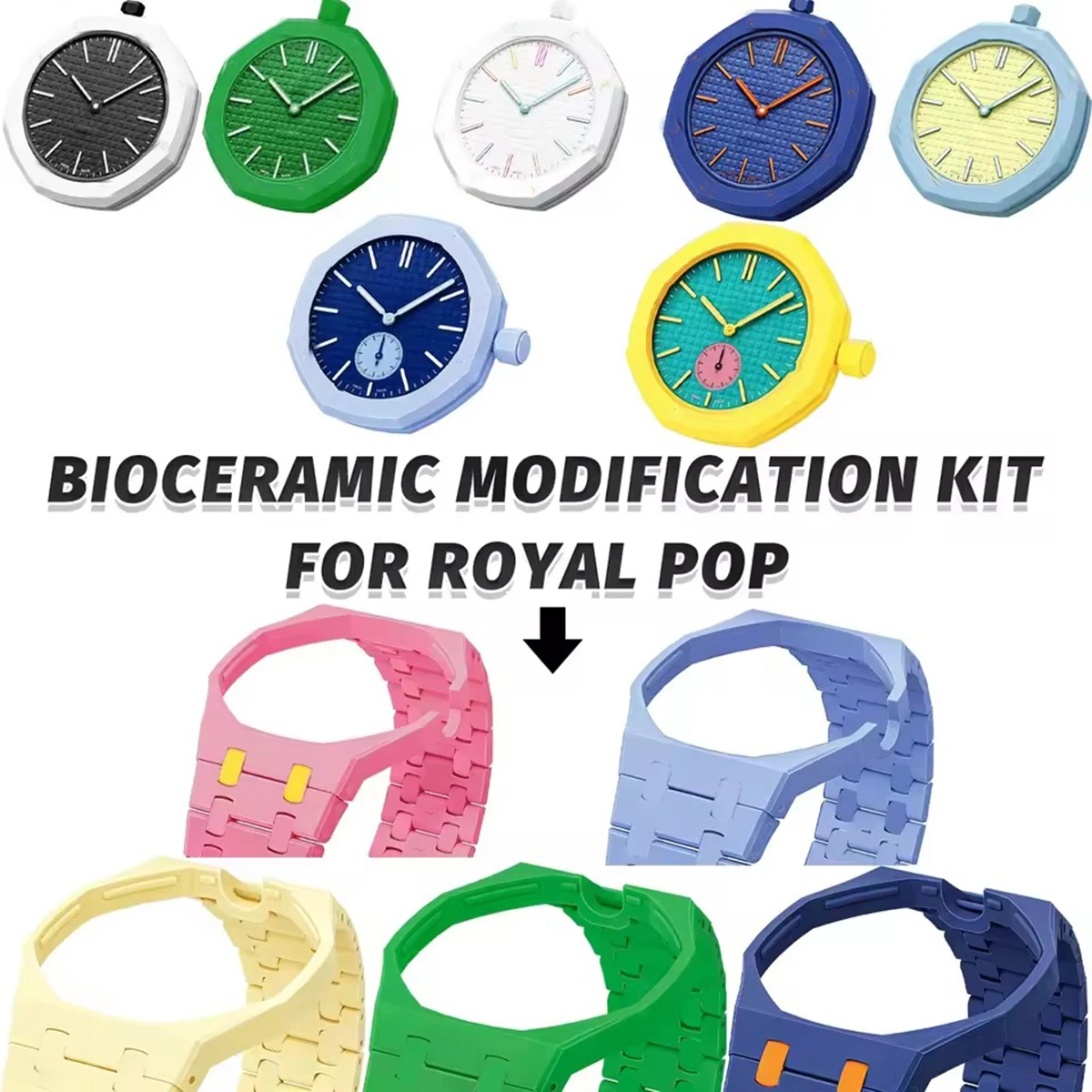 2-in-1 Bioceramic Kast+Band vo - Ceramic Link Bracelet recensie en prijs