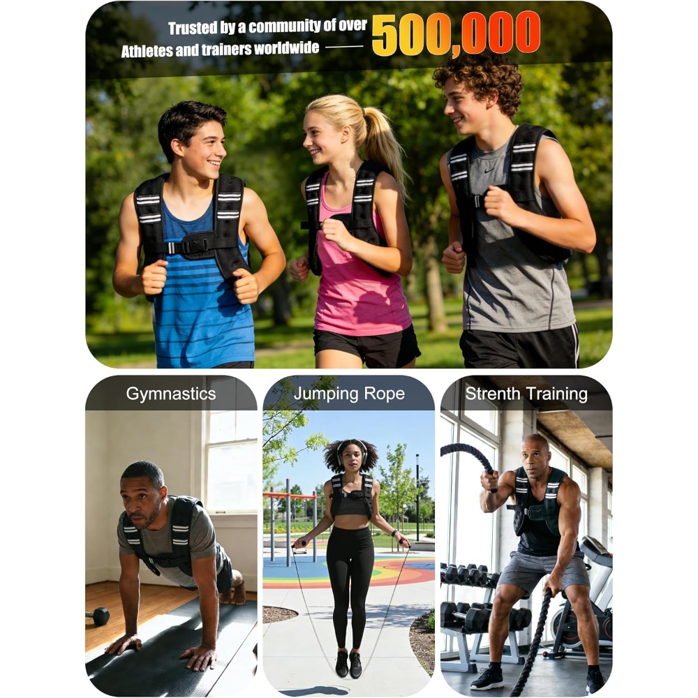 Fitness Gewogen Vest Voorgevul - Rugged Sport Strap recensie en prijs