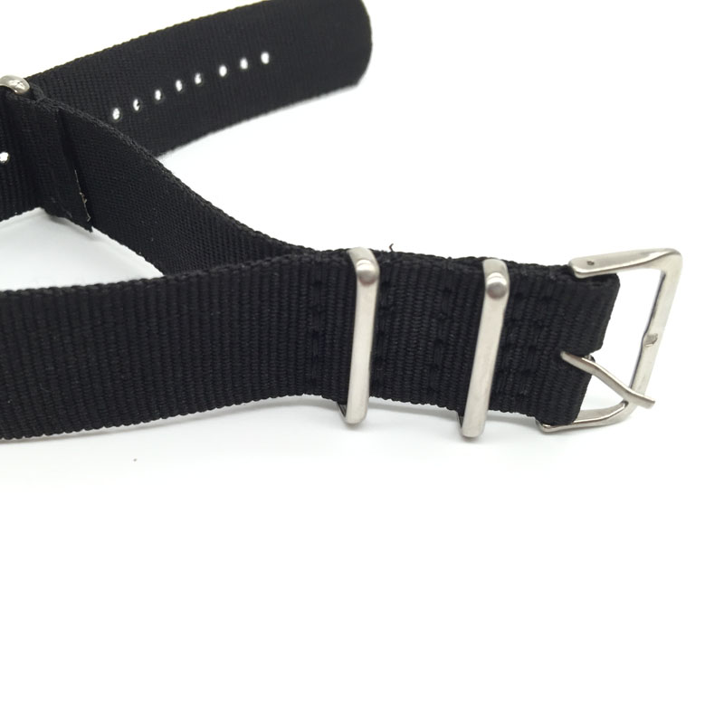 Zwarte nylon band voor 16 mm 1 - Nylon Nato Strap recensie en prijs