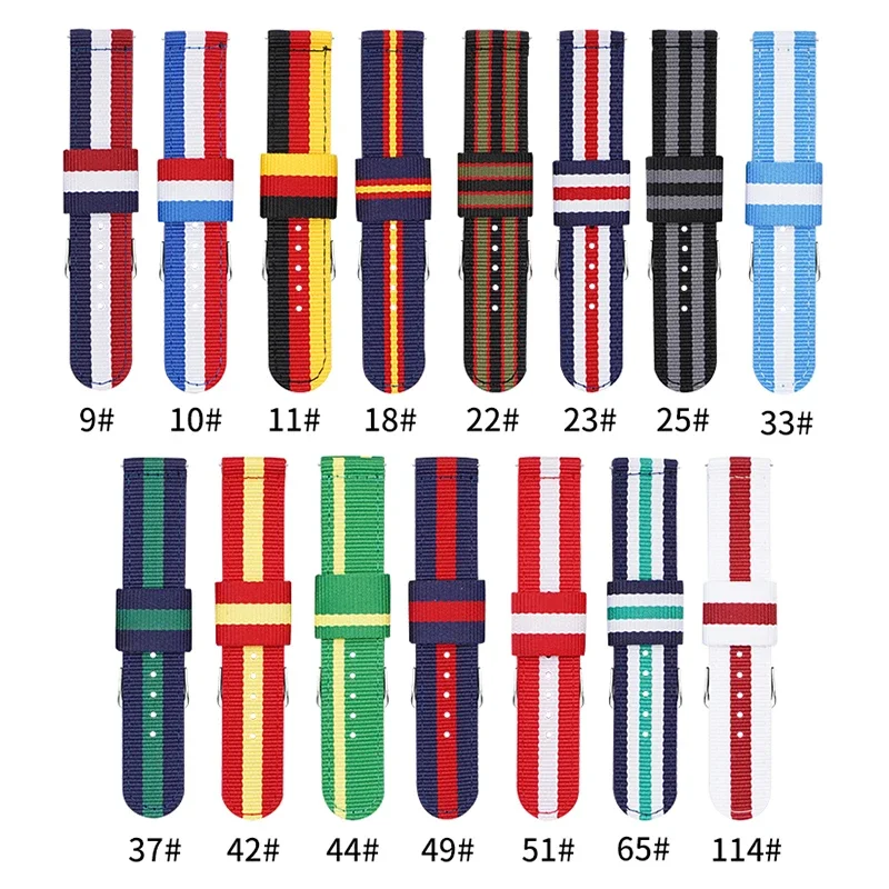 20 mm 22 mm geweven nylon band - Nylon Nato Strap recensie en prijs