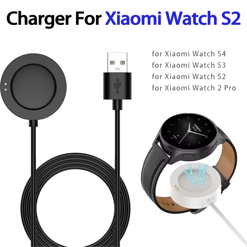Magnetische USB-oplaadkabel vo - Xiaomi Smartwatch S3 Accessories recensie en prijs