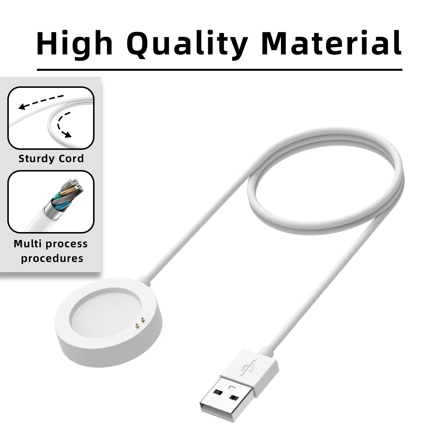 Magnetische USB-oplaadkabel vo - Xiaomi Smartwatch S3 Accessories recensie en prijs