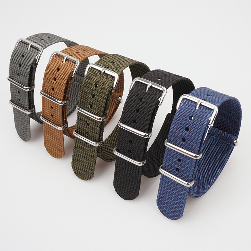 Geribbelde nylon band voor Sei - Nylon Nato Strap recensie en prijs