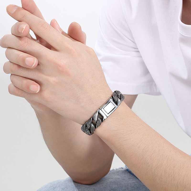 Kalen 19-21 cm lange roestvrij - Ceramic Link Bracelet recensie en prijs