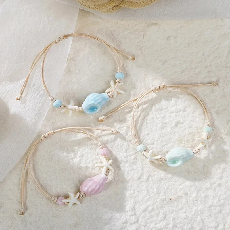 Boheemse Conch Zeester Schelpe - Ceramic Link Bracelet recensie en prijs