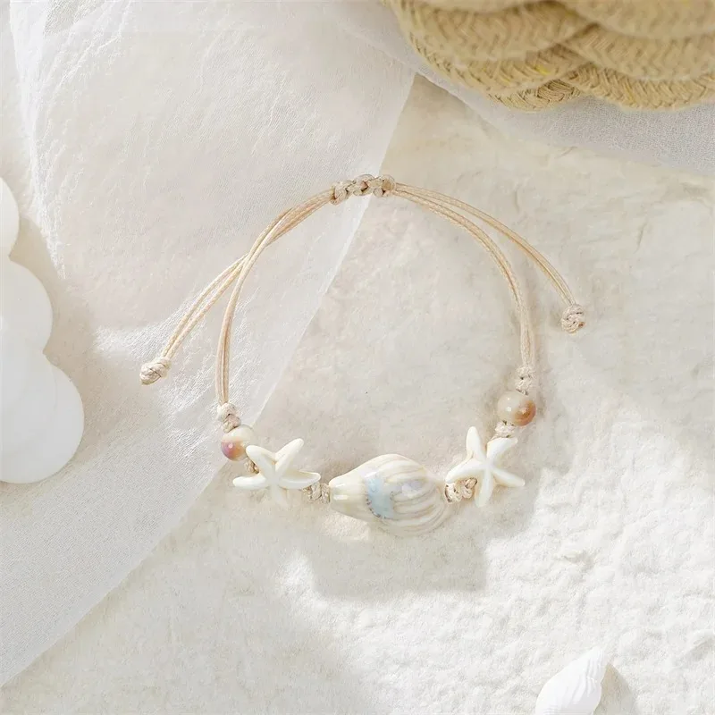 Boheemse Conch Zeester Schelpe - Ceramic Link Bracelet recensie en prijs