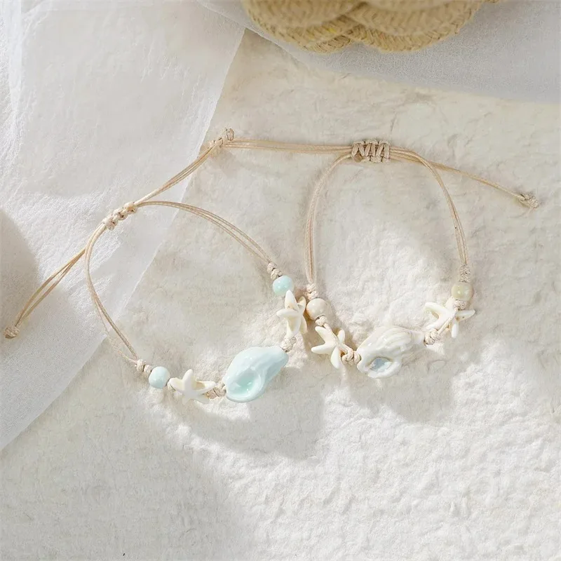 Boheemse Conch Zeester Schelpe - Ceramic Link Bracelet recensie en prijs